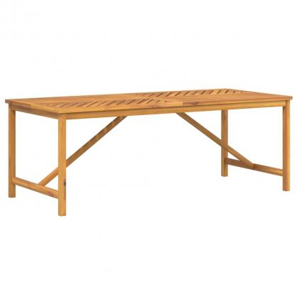 Spisebord for hage 200x90x74 cm heltre akasietre , hemmetshjarta.no