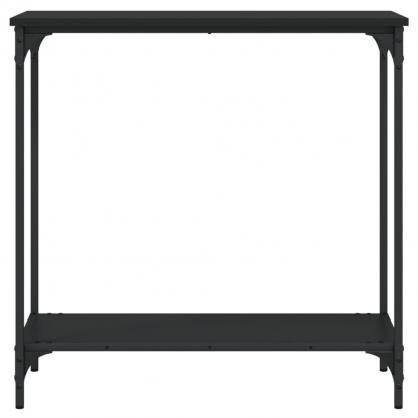 Avlastningsbord Konsollbord 75x30,5x75 cm svart konstruert tre , hemmetshjarta.no