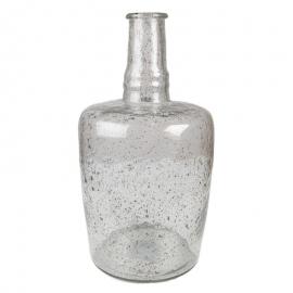 Dekorativ Vase Glass Transparent Ø 21x38 cm , hemmetshjarta.no