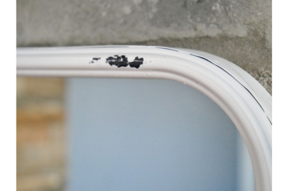 Speil med hylle 70 cm - antikkhvit , hemmetshjarta.no