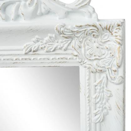 Gulvspeil barokkstil hvit 40x160 cm , hemmetshjarta.no