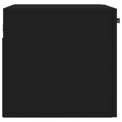 Veggskap svart 60x36,5x35 cm konstruert tre , hemmetshjarta.no