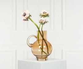A Lot Dekoration - Vase Glass Embelia Fudge Ø16,5x7x21cm , hemmetshjarta.no