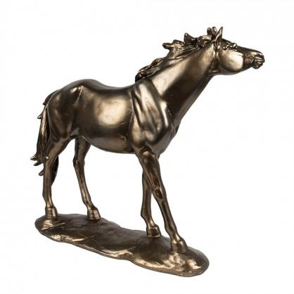 Dekorasjon Dyr Hest Brun Polyresin (B/D/H) 34x10x32 cm , hemmetshjarta.no