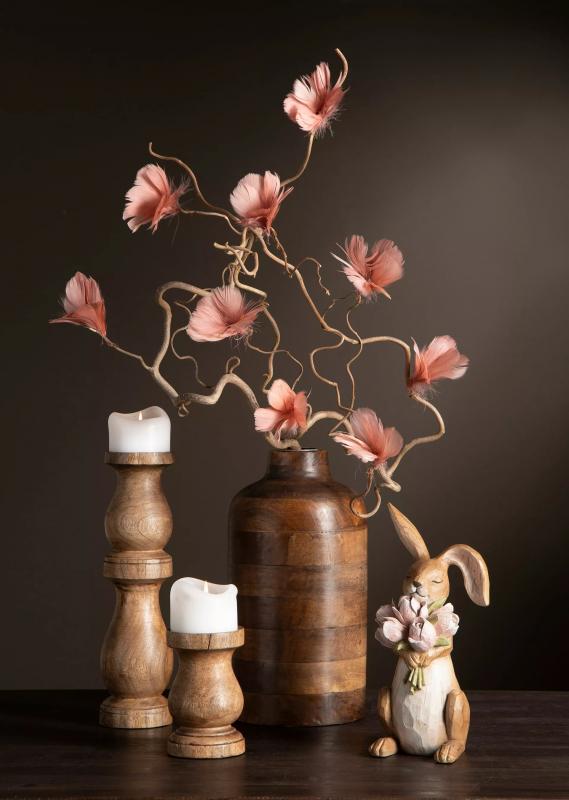A Lot Decoration - Vase Honey Tre Brun 12x46cm , hemmetshjarta.no