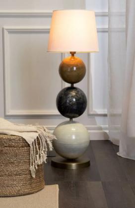 A Lot Decoration - Lampefot Multi Stone Sennep 78cm , hemmetshjarta.no