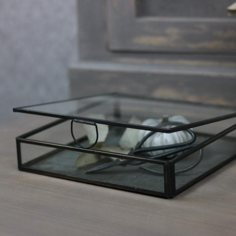Glassboks med lokk 4,5x18 cm , hemmetshjarta.no