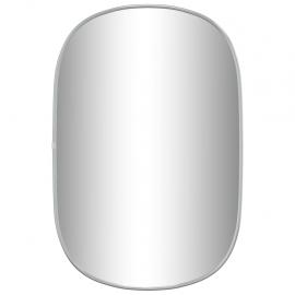 Veggspeil oval sølv 60x40 cm , hemmetshjarta.no