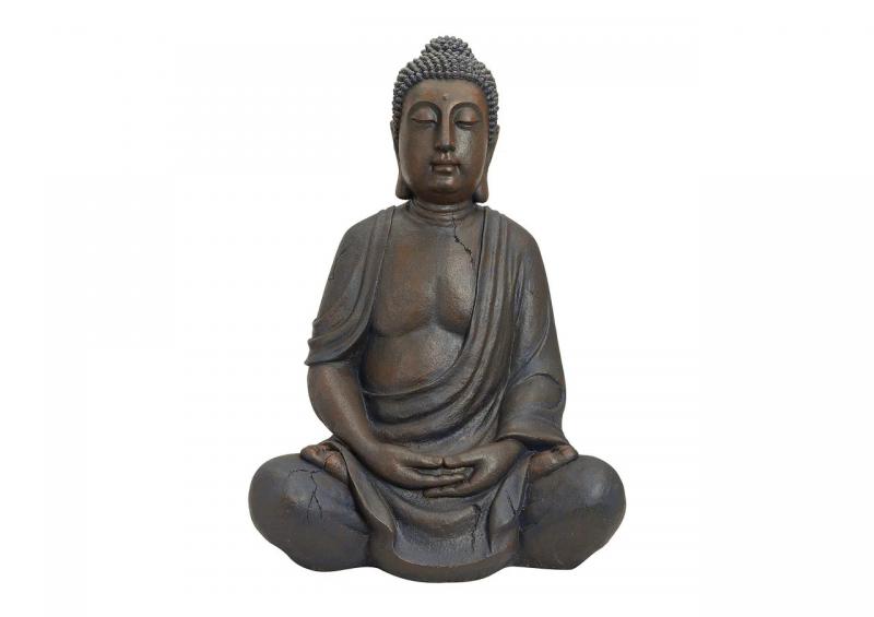 Dekorasjon Buddha XXL brun polyresin (B/H/D) 70x100x51 cm , hemmetshjarta.no