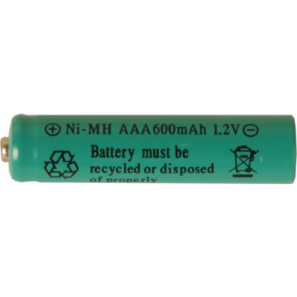 Oppladbart batteri AAA 1.2V 600mAh NI-MH 2-pack , hemmetshjarta.no