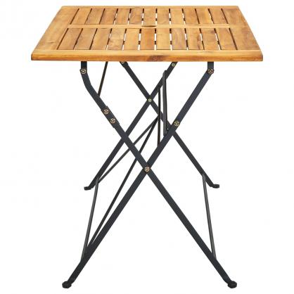 Sammenleggbart spisebord for hage 120x70x74 cm heltre akasietre , hemmetshjarta.no