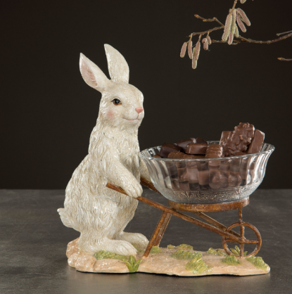 A Lot Dekoration - Dekorasjon Hare med skl 30 cm , hemmetshjarta.no