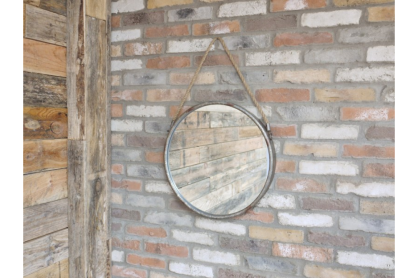 Speil med tau/rep 52 cm * , hemmetshjarta.no