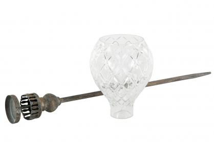 A Lot Dekoration - Lyslykt Glass Lyric Stick 12x16 65cm , hemmetshjarta.no