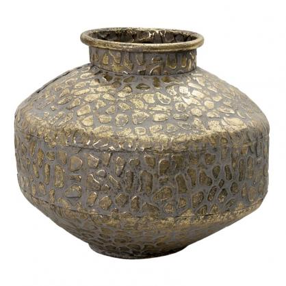 Dekorativ vase Gull  27x21 cm , hemmetshjarta.no