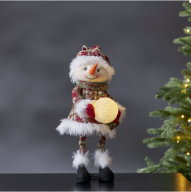Julepynt LED Joylight Snømann 40 cm , hemmetshjarta.no