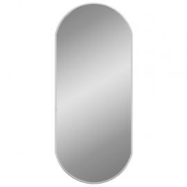 Veggspeil ovalt sølv 70x30 cm , hemmetshjarta.no