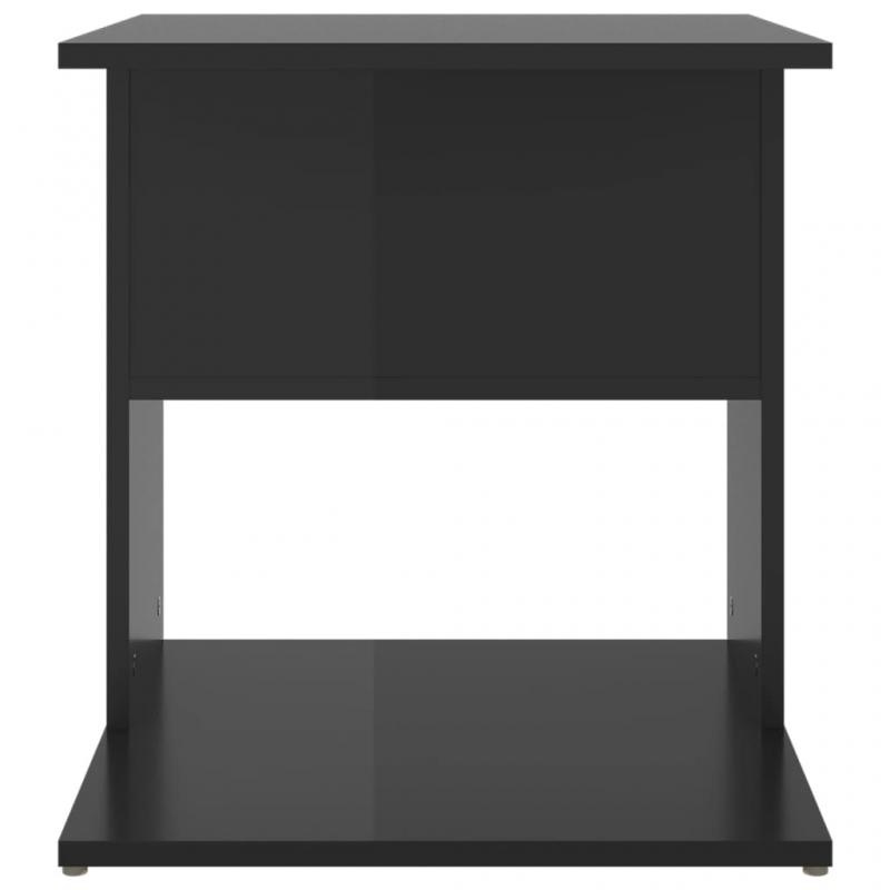 Sidebord 45x45x48 cm svart hyglans konstruert tre , hemmetshjarta.no