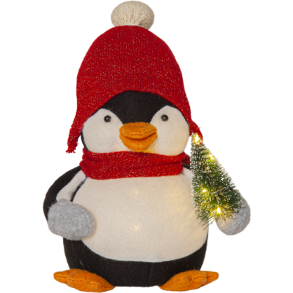 Julepynt LED Joylight Pingvin 25 cm , hemmetshjarta.no