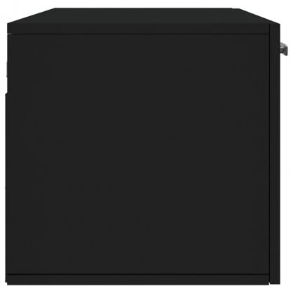 Veggskap svart 100x36,5x35 cm konstruert tre , hemmetshjarta.no