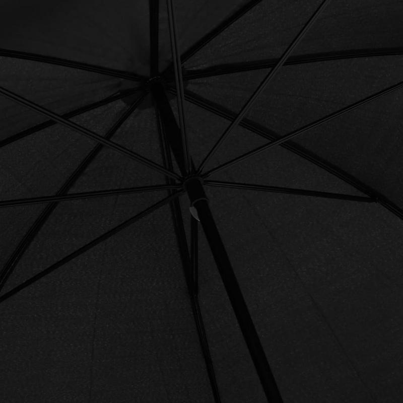 Paraply sort 130cm , hemmetshjarta.no