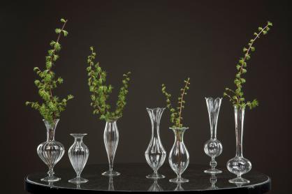 A Lot Dekoration - Vase Glass Nouveau 7,5x23,5cm , hemmetshjarta.no