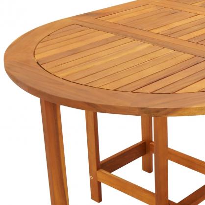Sammenleggbart spisebord for hage 130x90x72 cm heltre akasietre , hemmetshjarta.no