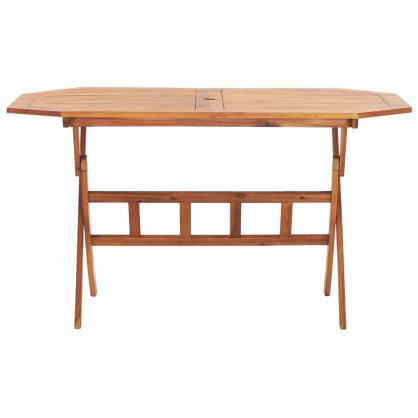 Sammenleggbart spisebord for hage 135x85x75 cm heltre akasietre , hemmetshjarta.no