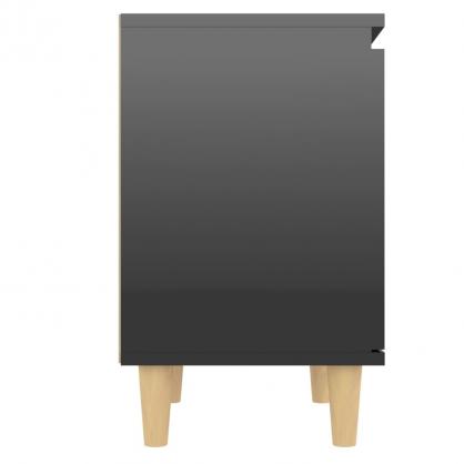 Nattbord 40x30x50 cm svart hyglans , hemmetshjarta.no