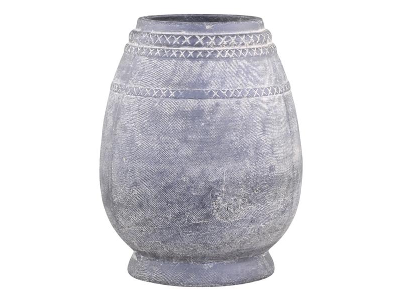 Chic Antique Cholet vase mnster H32 / 25,5 cm antikk svart 1 st , hemmetshjarta.no