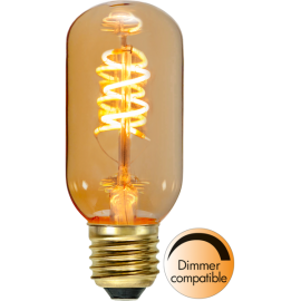 LED-Lampe E27 Decoled Spiral Amber T45 Dim , hemmetshjarta.no