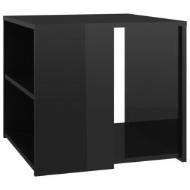 Sidebord 50x50x45 cm svart høyglans konstruert tre , hemmetshjarta.no