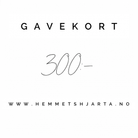 Gavekort - 300:- nok , hemmetshjarta.no