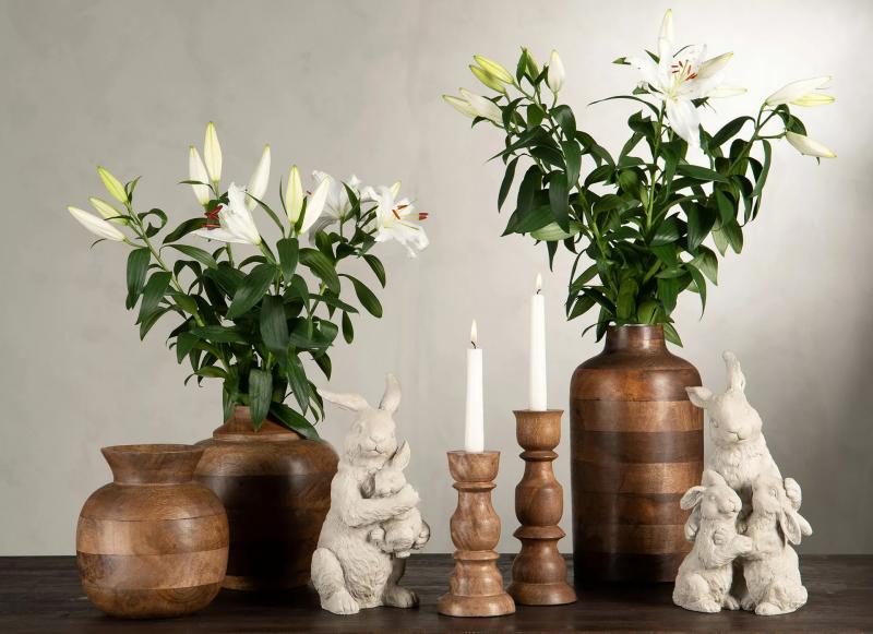A Lot Decoration - Vase Lucky Tre Brun 18x21cm , hemmetshjarta.no