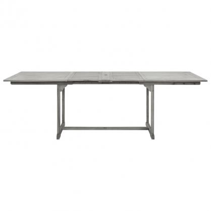 Spisebord for hage uttrekkbart (160-240)x100x75 cm massivt akasietre , hemmetshjarta.no