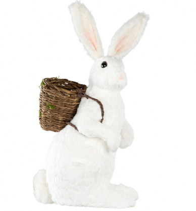 A Lot decoration Hare med kurv 90 cm , hemmetshjarta.no