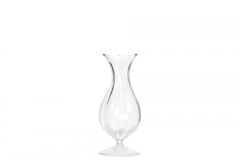 A Lot decoration Vase Glass Vouge 8x18cm , hemmetshjarta.no