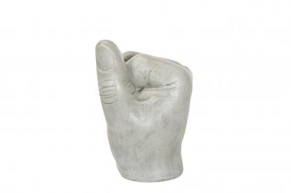 A Lot Dekoration - Lysestake Finger Gr Poly 12x10x14,5cm , hemmetshjarta.no