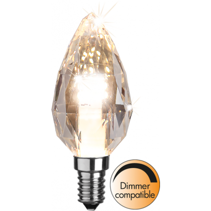 LED-Lampe E14 Diamond 40 Dim lm380/34w , hemmetshjarta.no