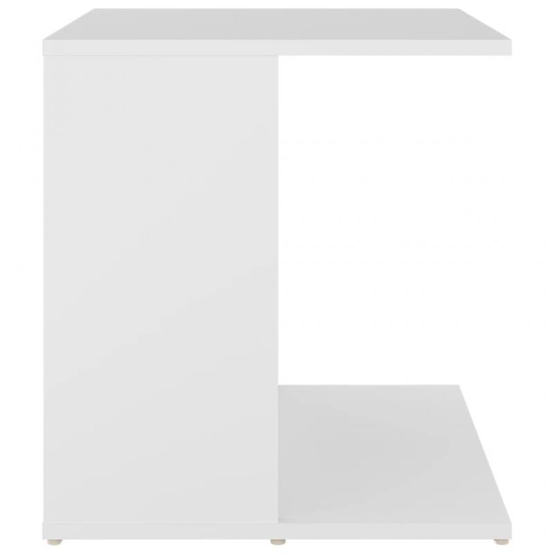 Sidebord 45x45x48 cm hvitt konstruert tre , hemmetshjarta.no