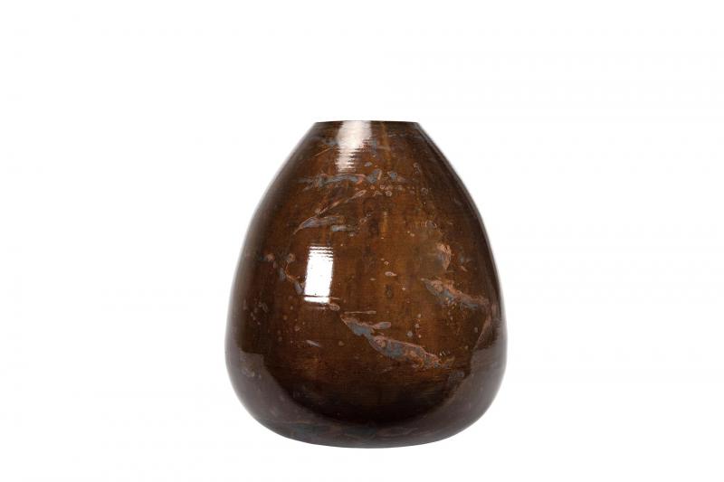 A Lot Dekoration - Vase Joy Brun Onyx 18x6,5x20cm , hemmetshjarta.no