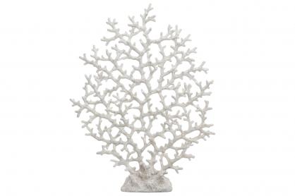 A Lot Dekoration - Dekorasjon Korall Slim Hvit Poly 2x36x47cm , hemmetshjarta.no