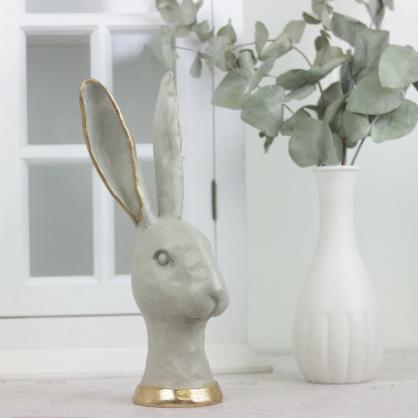 A Lot decoration Hare hode 27 cm , hemmetshjarta.no