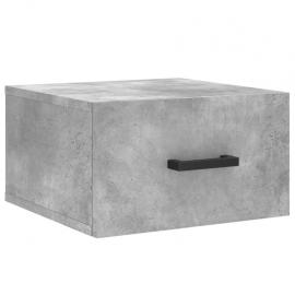 Veggmontert nattbord betonggrå 35x35x20 cm , hemmetshjarta.no