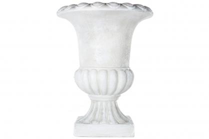 A Lot Dekoration - Blomsterpotte/krukke Pokal Antikk hvit - 61 cm , hemmetshjarta.no