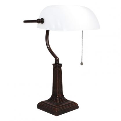 Bordlampe E27 / Maks 1x40W Hvit skrivebordslampe , hemmetshjarta.no