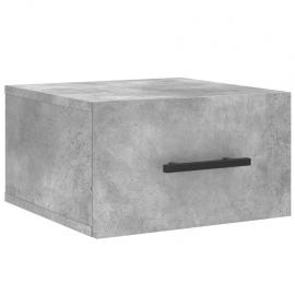 Veggmontert nattbord betonggrå 35x35x20 cm , hemmetshjarta.no