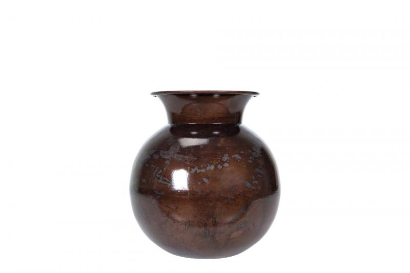 A Lot Dekoration - Vase Polly Brun Onyx 18x10x20cm , hemmetshjarta.no