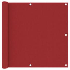 Balkongskjerm rød 90x300 cm oxfordstoff , hemmetshjarta.no