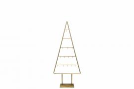A Lot Decoration - Juledekorasjon Pynt Gran Metall kroker Antik Messing 121cm , hemmetshjarta.no
